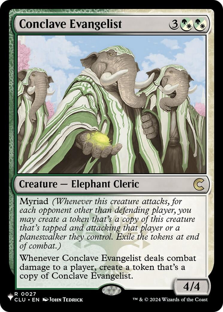 Conclave Evangelist (27) (The List Reprints)