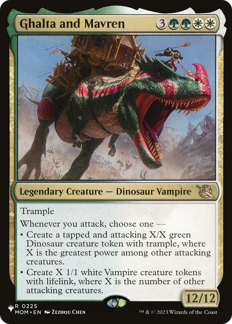 Ghalta and Mavren (225) (The List Reprints)