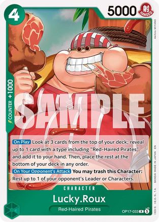 Lucky.Roux (OP17-033) (The World's Strongest Warriors) (OP17) - PokeBox USA