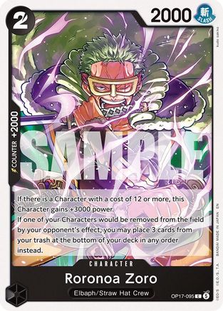 Roronoa Zoro (OP17-095) (The World's Strongest Warriors) (OP17)