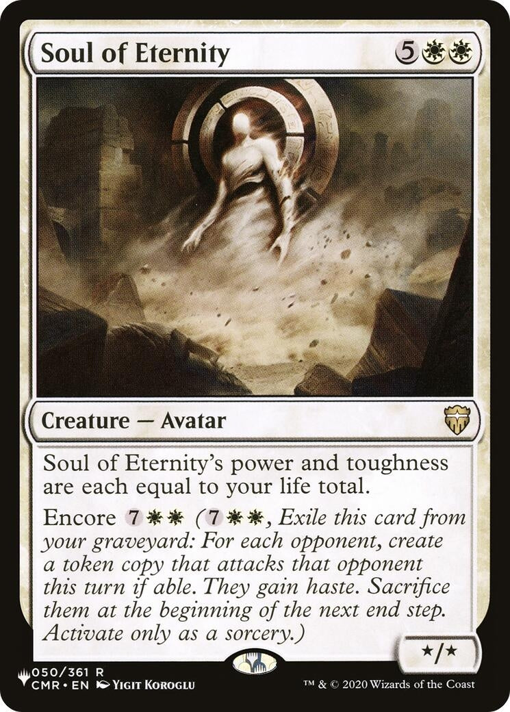 Soul of Eternity (50) (The List Reprints)