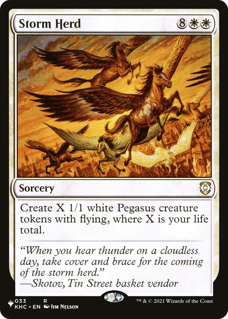 Storm Herd (KHC) (33) (The List Reprints)