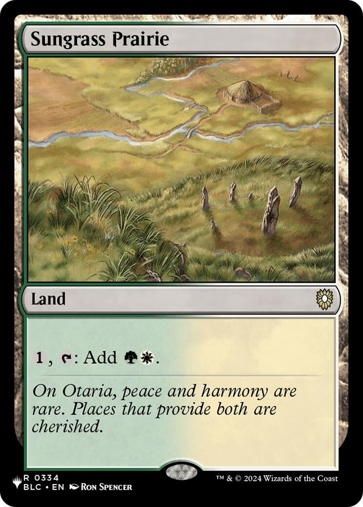 Sungrass Prairie (BLC) (334) (The List Reprints)
