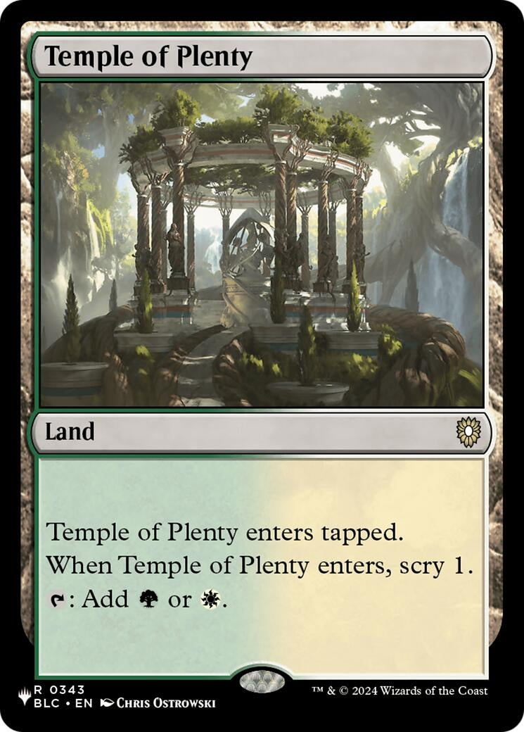 Temple of Plenty (343) (The List Reprints)