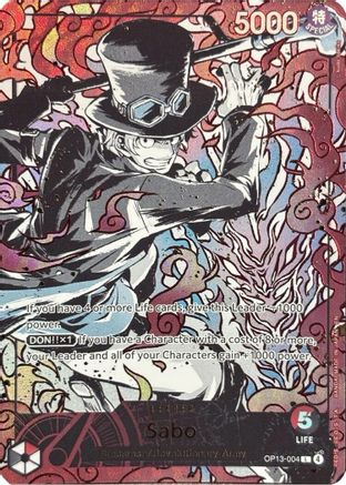 Sabo (English Version 3rd Anniversary Set) (OP13-004) (One Piece Promotion Cards) (OP-PR)