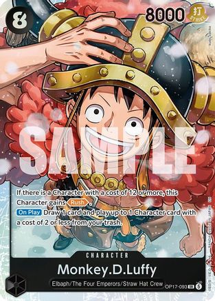 Monkey.D.Luffy (093) (OP17-093) (The World's Strongest Warriors) (OP17) - PokeBox USA