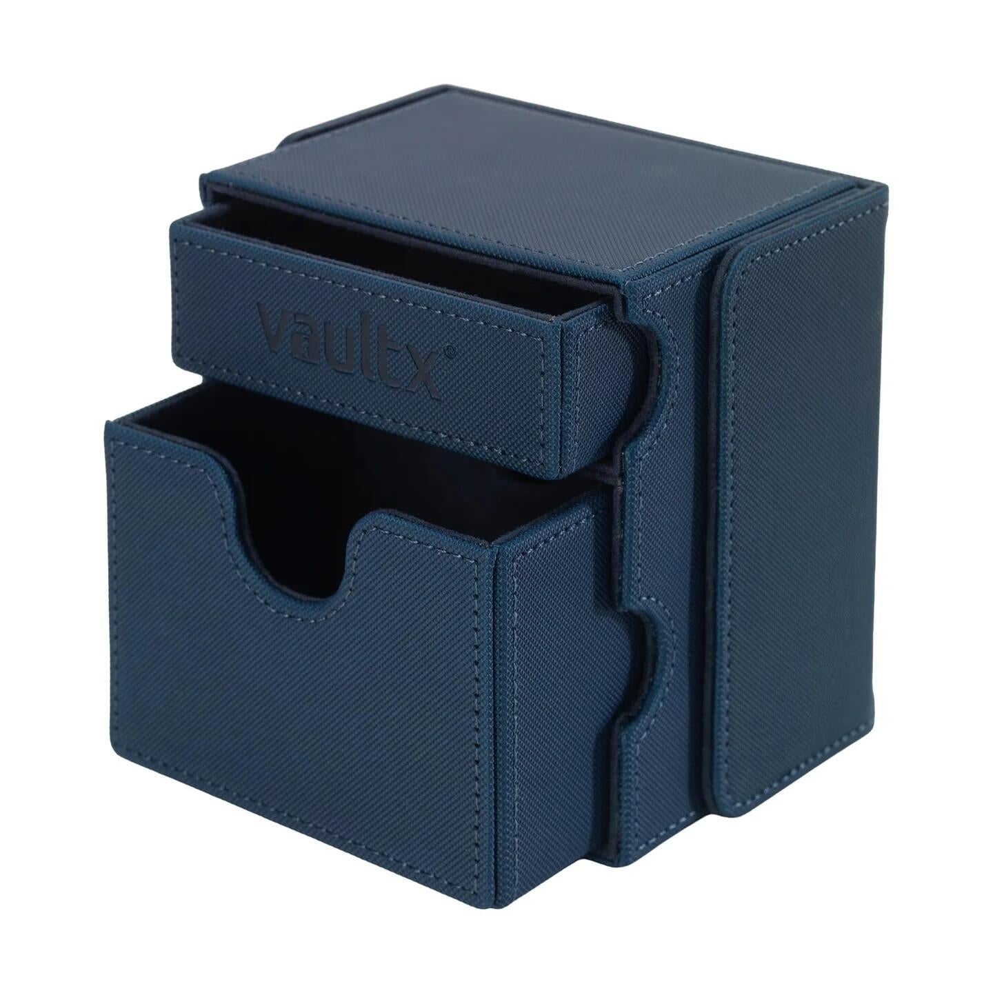 Image for Vault X Exo-Tec Game Box 100+ - Navy Blue - Deck Boxes