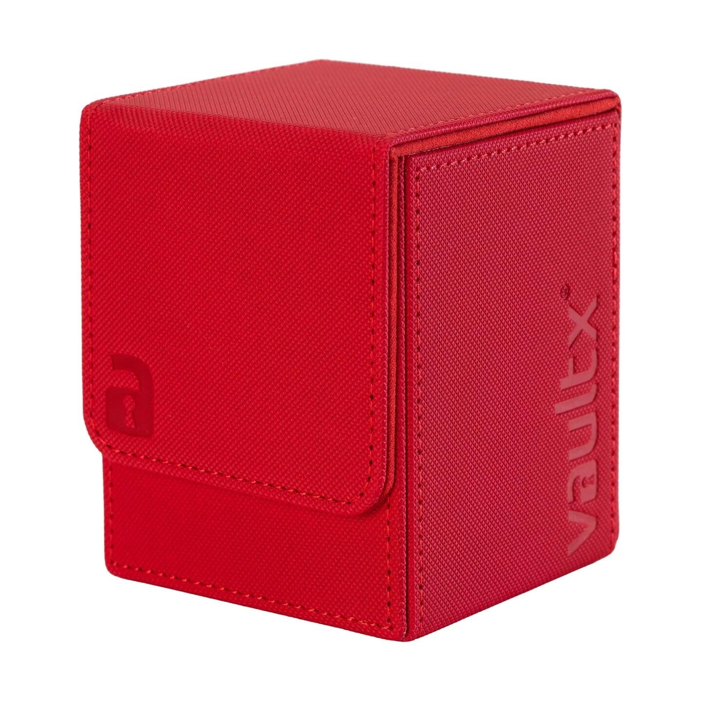 Image for Vault X Exo-Tec Toploading Deck Box 80+ - Red - Deck Boxes