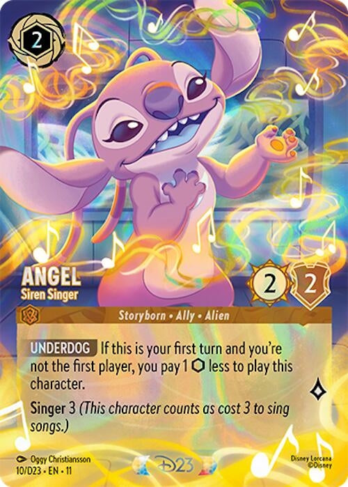 Image for Angel - Siren Singer (10) (D23 Promos) (D23) - Disney Lorcana