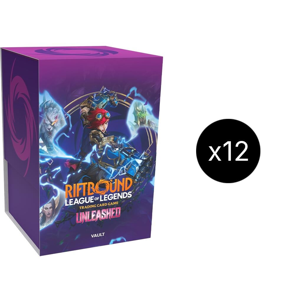 Image for Unleashed - Vault Bundle Case - Riftbound: League of Legends Trading Card Game