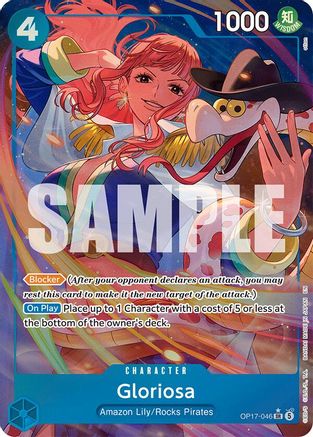 Gloriosa (Alternate Art) (OP17-046) (The World's Strongest Warriors) (OP17) - PokeBox USA