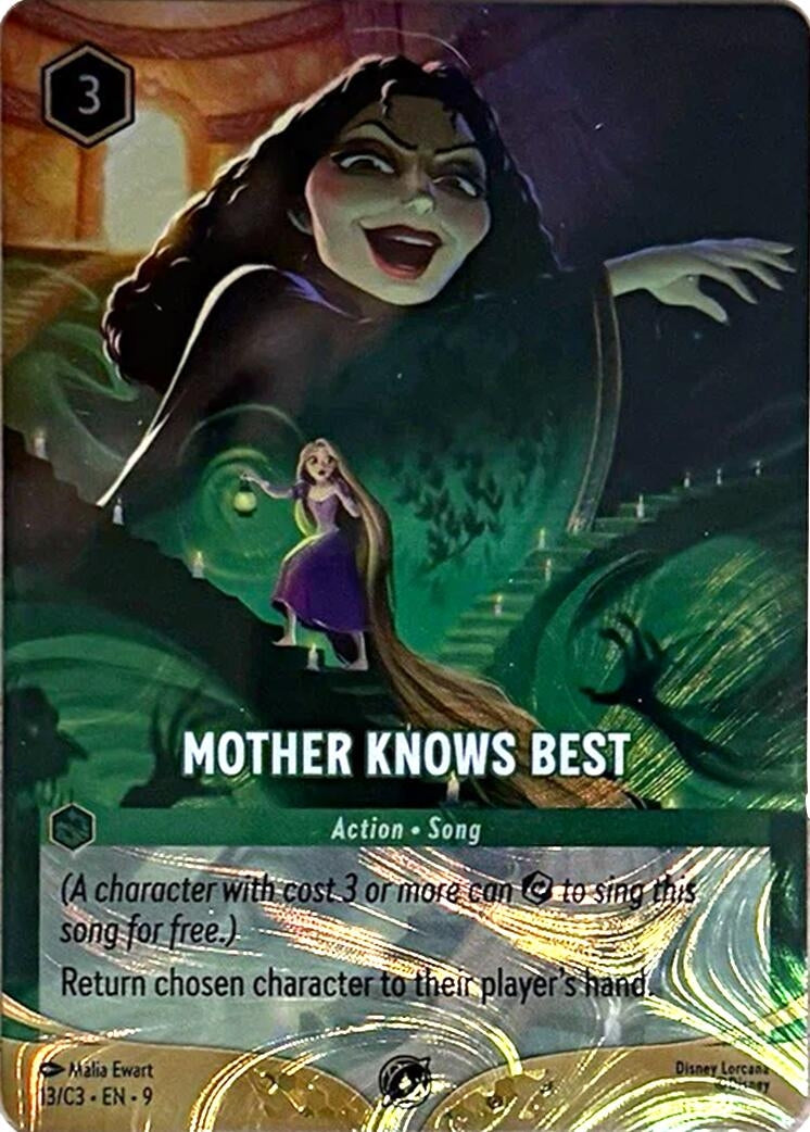 Image for Mother Knows Best (Foil) (13) (Disney Lorcana Promo Cards) (DLPC) - Disney Lorcana