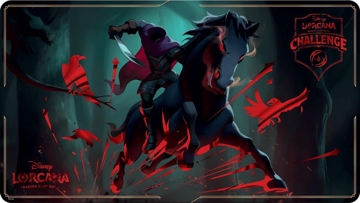 Image for Disney Lorcana: The Headless Horseman - Cursed Rider Foil Playmat (Disney Lorcana Challenge) - Playmats