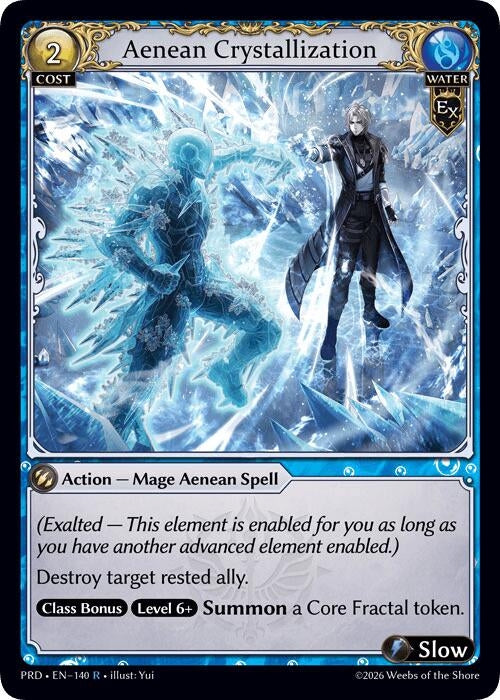 Image for Aenean Crystallization (140) (.asphodel/paradise) (PRD) - Grand Archive TCG