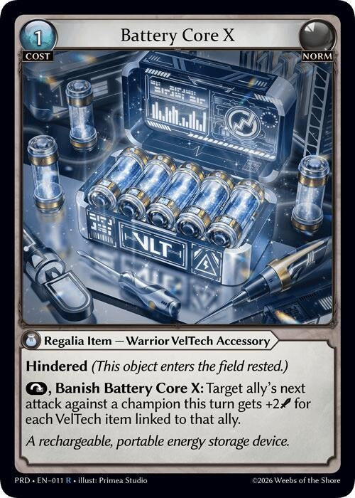 Image for Battery Core X (011) (.asphodel/paradise) (PRD) - Grand Archive TCG