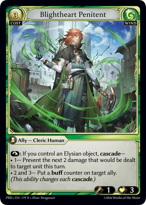 Image for Blightheart Penitent (179) (.asphodel/paradise) (PRD) - Grand Archive TCG