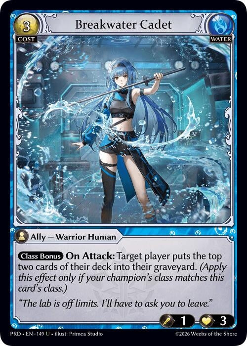 Image for Breakwater Cadet (149) (.asphodel/paradise) (PRD) - Grand Archive TCG