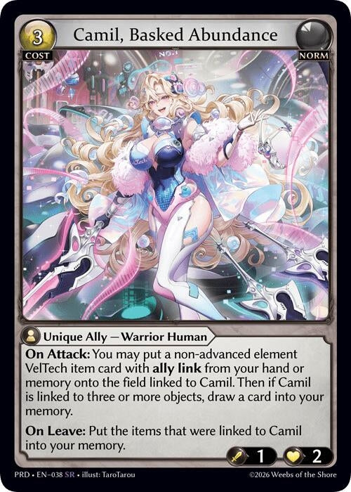 Image for Camil, Basked Abundance (038) (.asphodel/paradise) (PRD) - Grand Archive TCG