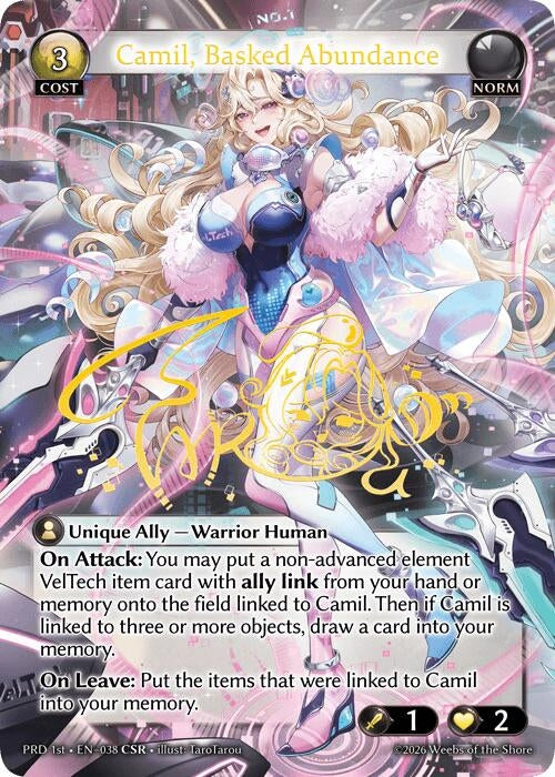 Image for Camil, Basked Abundance (CSR) (038) (.asphodel/paradise) (PRD) - Grand Archive TCG