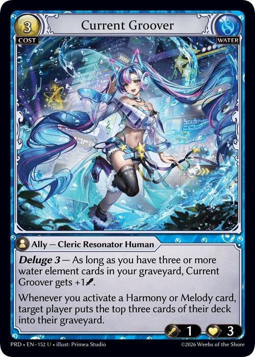 Image for Current Groover (152) (.asphodel/paradise) (PRD) - Grand Archive TCG