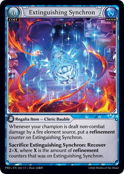 Image for Extinguishing Synchron (022) (.asphodel/paradise) (PRD) - Grand Archive TCG