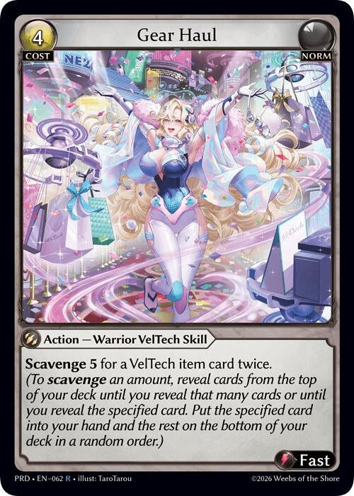 Image for Gear Haul (062) (.asphodel/paradise) (PRD) - Grand Archive TCG
