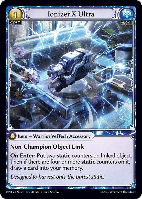 Image for Ionizer X Ultra (215) (.asphodel/paradise) (PRD) - Grand Archive TCG