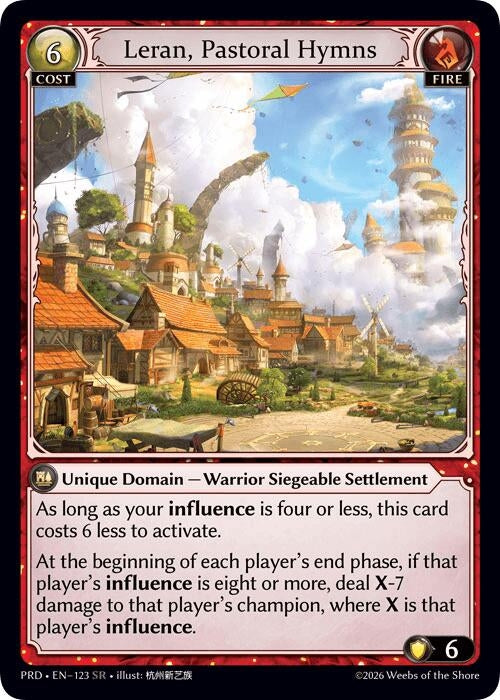 Image for Leran, Pastoral Hymns (123) (.asphodel/paradise) (PRD) - Grand Archive TCG