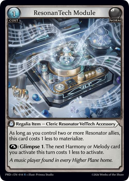 Image for ResonanTech Module (014) (.asphodel/paradise) (PRD) - Grand Archive TCG