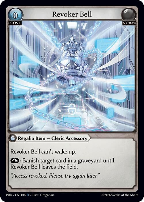 Image for Revoker Bell (015) (.asphodel/paradise) (PRD) - Grand Archive TCG