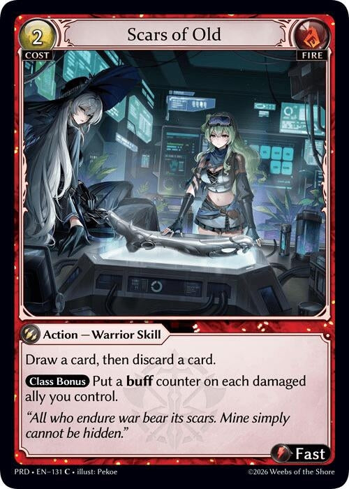 Image for Scars of Old (131) (.asphodel/paradise) (PRD) - Grand Archive TCG