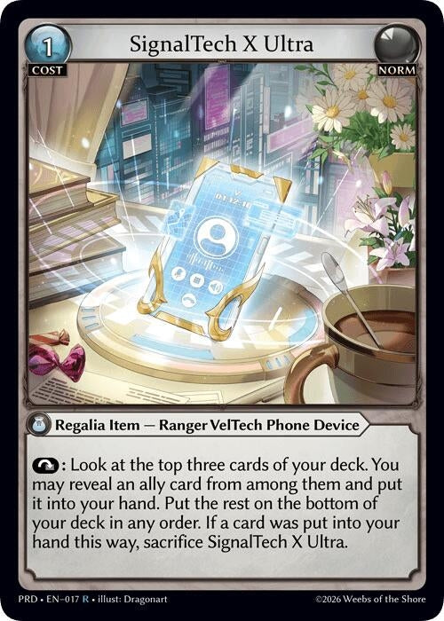 Image for SignalTech X Ultra (017) (.asphodel/paradise) (PRD) - Grand Archive TCG