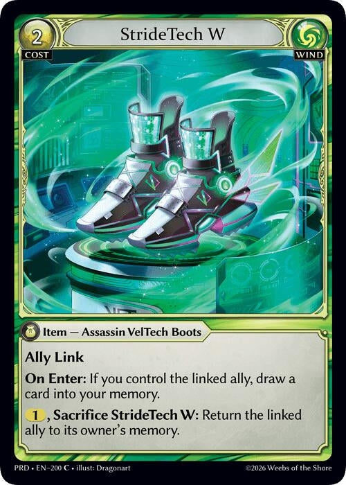 Image for StrideTech W (200) (.asphodel/paradise) (PRD) - Grand Archive TCG