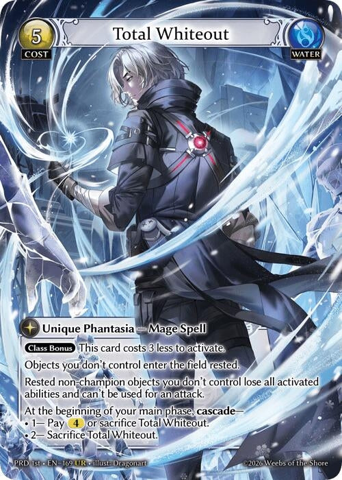 Image for Total Whiteout (UR) (169) (.asphodel/paradise) (PRD) - Grand Archive TCG