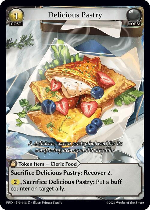 Image for Delicious Pastry (Interference Curio Foil) (048) (.asphodel/paradise) (PRD) - Grand Archive TCG