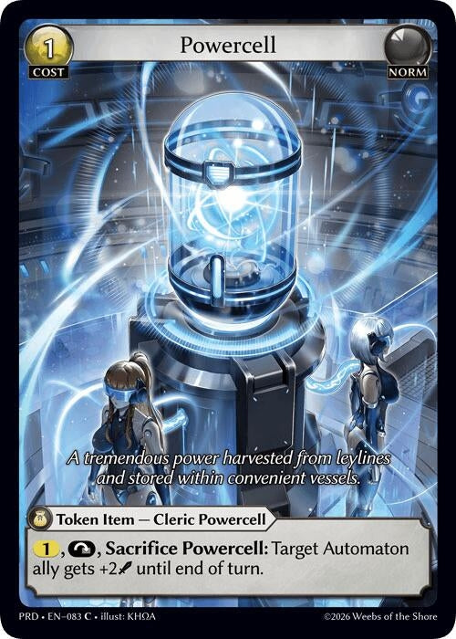 Image for Powercell (Interference Curio Foil) (083) (.asphodel/paradise) (PRD) - Grand Archive TCG
