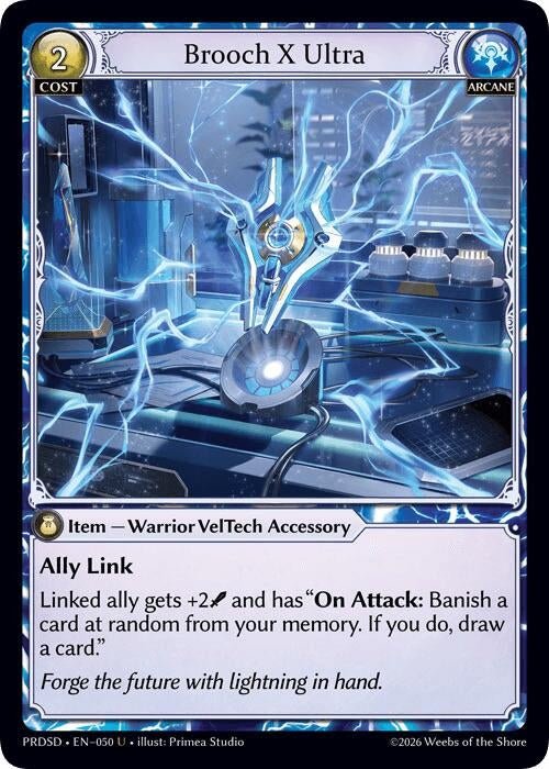 Image for Brooch X Ultra (050) (.asphodel/paradise Starter Decks) (PRDSD) - Grand Archive TCG