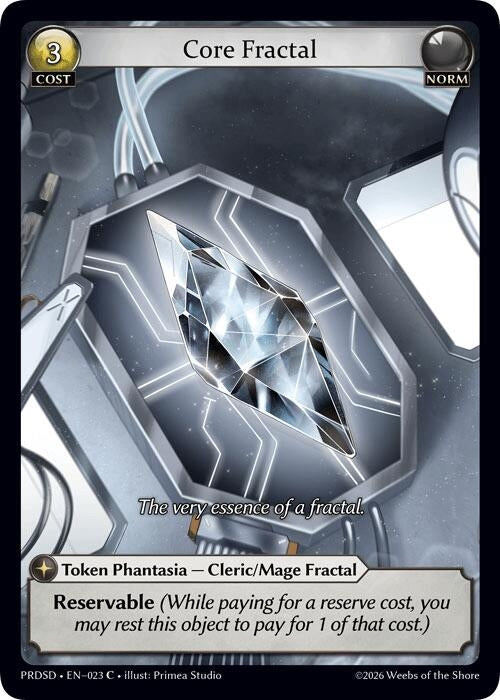 Image for Core Fractal (023) (.asphodel/paradise Starter Decks) (PRDSD) - Grand Archive TCG