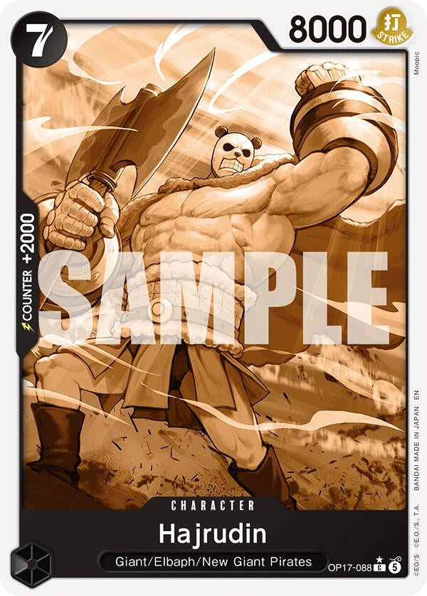 Hajrudin (Pandaman Art) (OP17-088) (The World's Strongest Warriors)