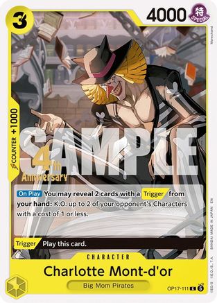 Charlotte Mont-d'or (OP17-111) (The World's Strongest Warriors Release Event Cards) (OP17 RE)