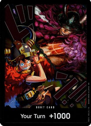 DON!! Card (Alternate Art) (Luffy and Loki) (The World's Strongest Warriors)