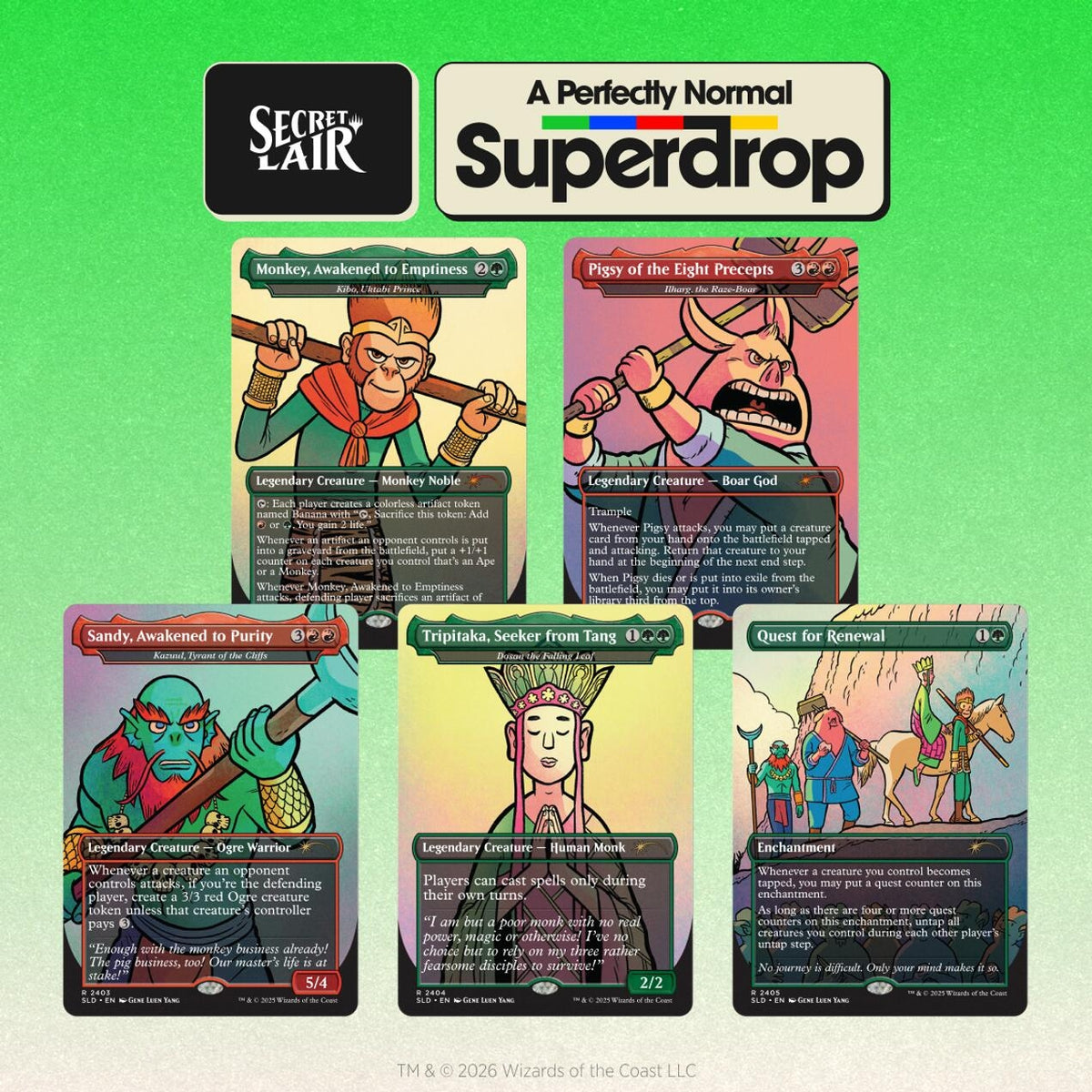 Image for Secret Lair Drop: Featuring: Gene Luen Yang - Non-Foil Edition - Magic: The Gathering