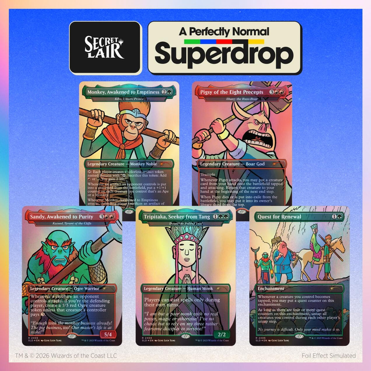 Image for Secret Lair Drop: Featuring: Gene Luen Yang - Traditional Foil Edition - Magic: The Gathering
