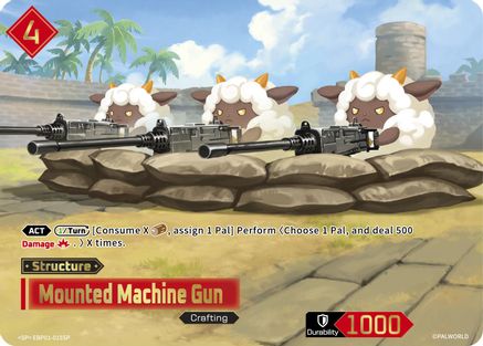 Mounted Machine Gun (SP) (EBP01-015SP) - BP01 Dawn of Palpagos Foil