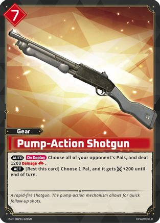 Pump-Action Shotgun (SR) (EBP01-020SR) - BP01 Dawn of Palpagos Foil