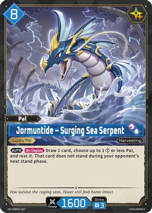Jormuntide - Surging Sea Serpent (EBP01-027) - BP01 Dawn of Palpagos Foil