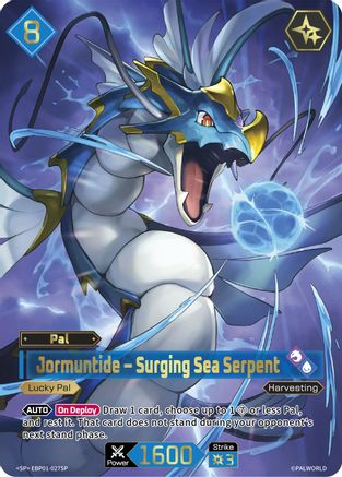 Jormuntide - Surging Sea Serpent (SP) (EBP01-027SP) - BP01 Dawn of Palpagos Foil