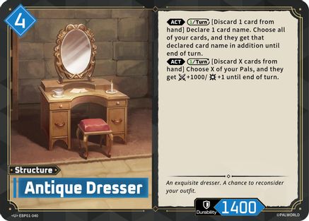 Antique Dresser (EBP01-040) - BP01 Dawn of Palpagos