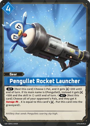 Pengullet Rocket Launcher (SR) (EBP01-044SR) - BP01 Dawn of Palpagos Foil