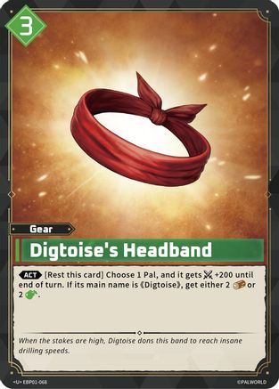 Digtoise's Headband (EBP01-068) - BP01 Dawn of Palpagos